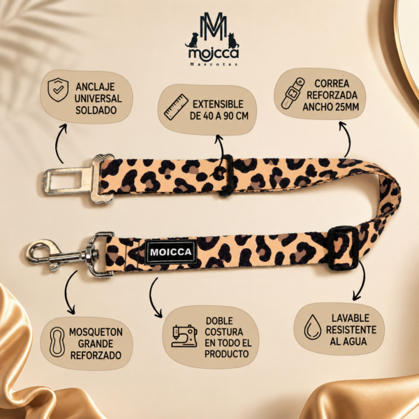 Cinturón de Seguridad Animal Print