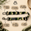 CamufladoCinturonDetalle Cinturón de Seguridad Camuflada Verde