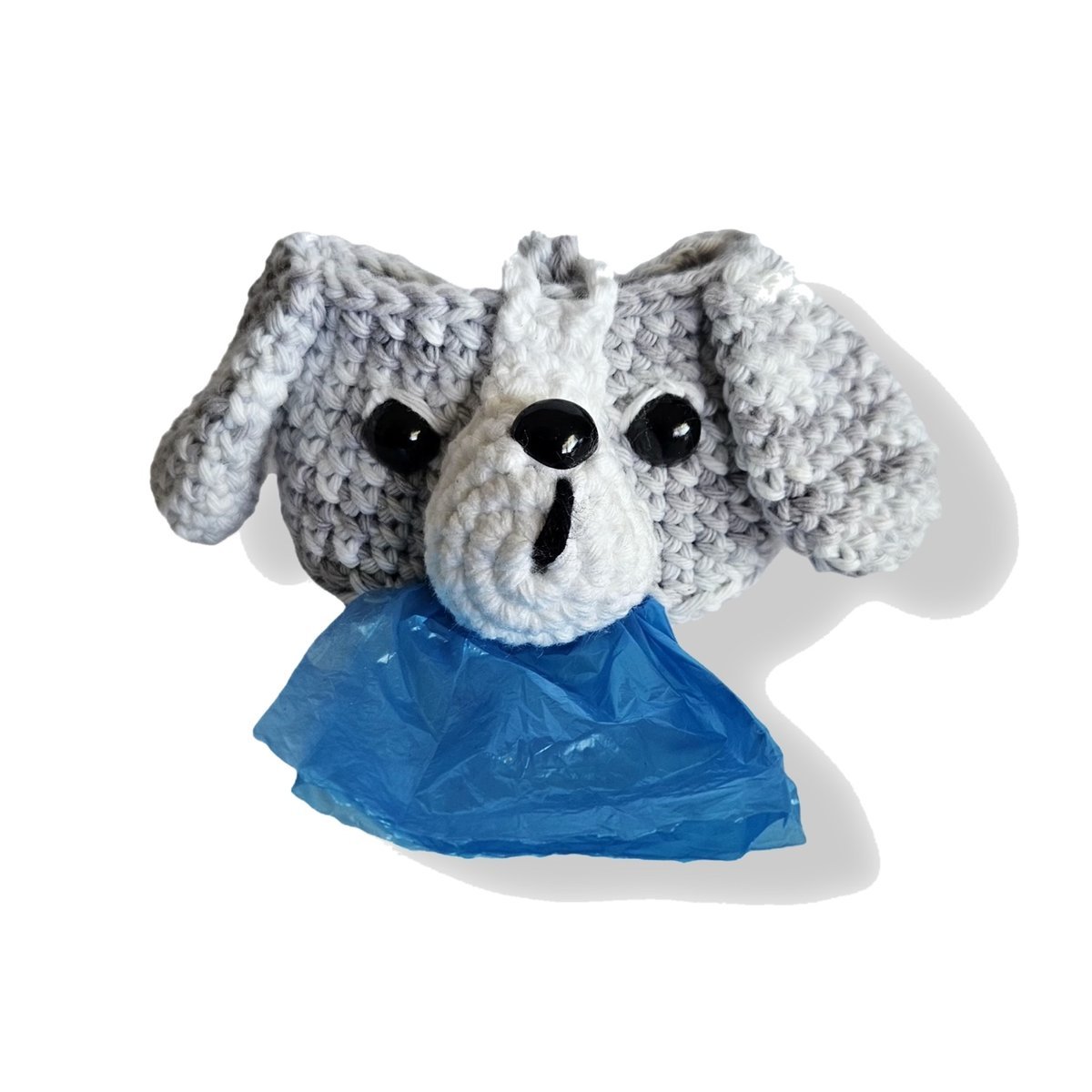 Porta Bolsas Gris con Orejas