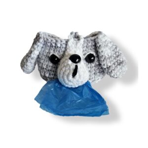 Porta Bolsas Gris con Orejas