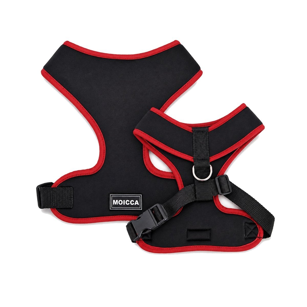 Pechera Soft Negro y Rojo